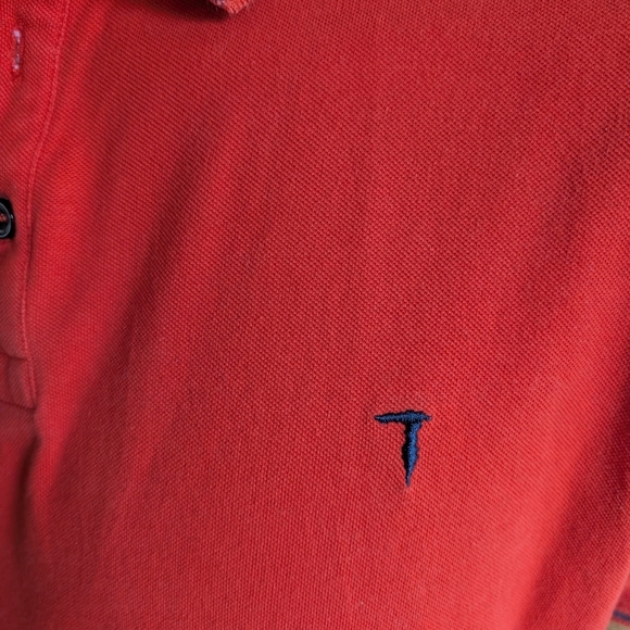 🇮🇹Trussardi Red Polo Shirt with Classic Design - Picture 7 of 13